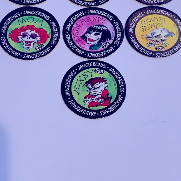 POGS skeleton Janglebones slammer whammer asst lot - Picture 3 of 12